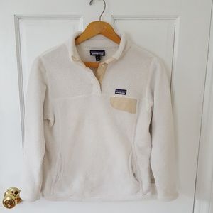 Patagonia-White Girl's Re-Tool Jacket (L-12)